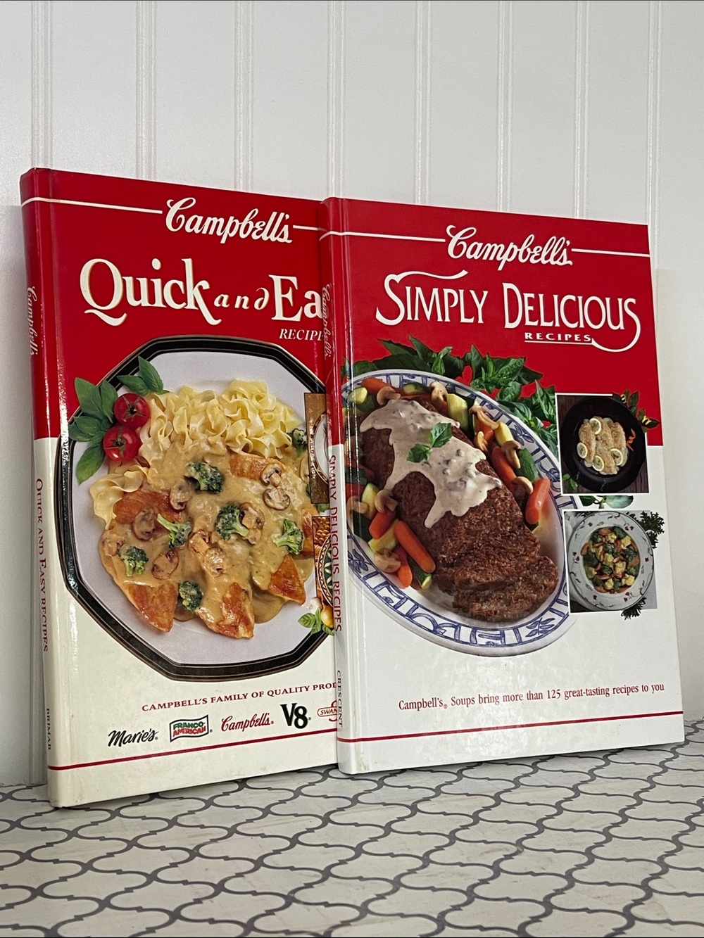 Campbell’s Soup Simply Delicious Recipe cookbook Set of 2